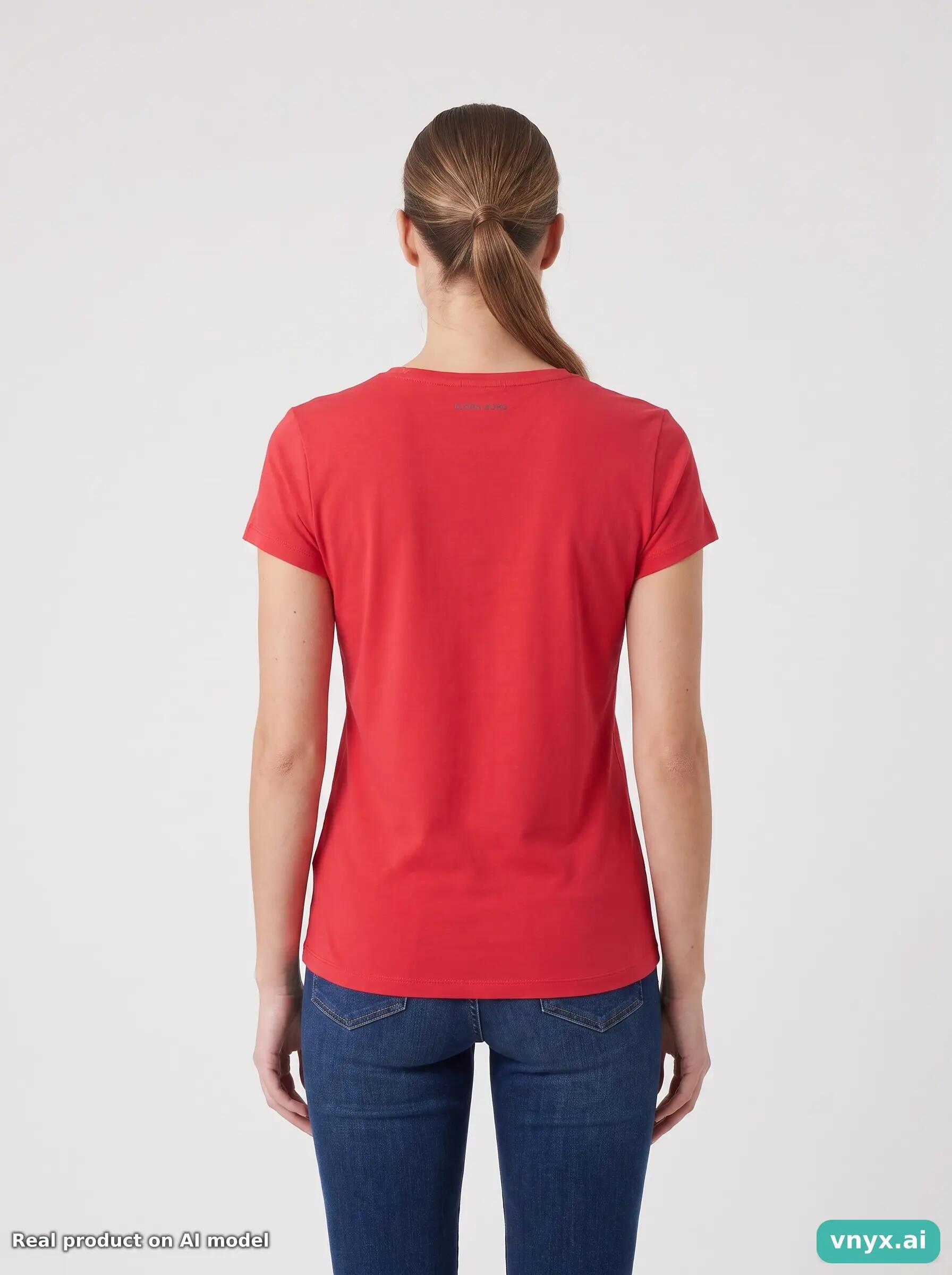 Second Life - Vintage Björn Borg Vibrant Pink T-Shirt Women M 2/5