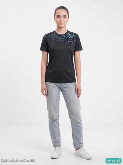 Second Life - Athletic Under Armour T-Shirt in Black Sports T-shirt