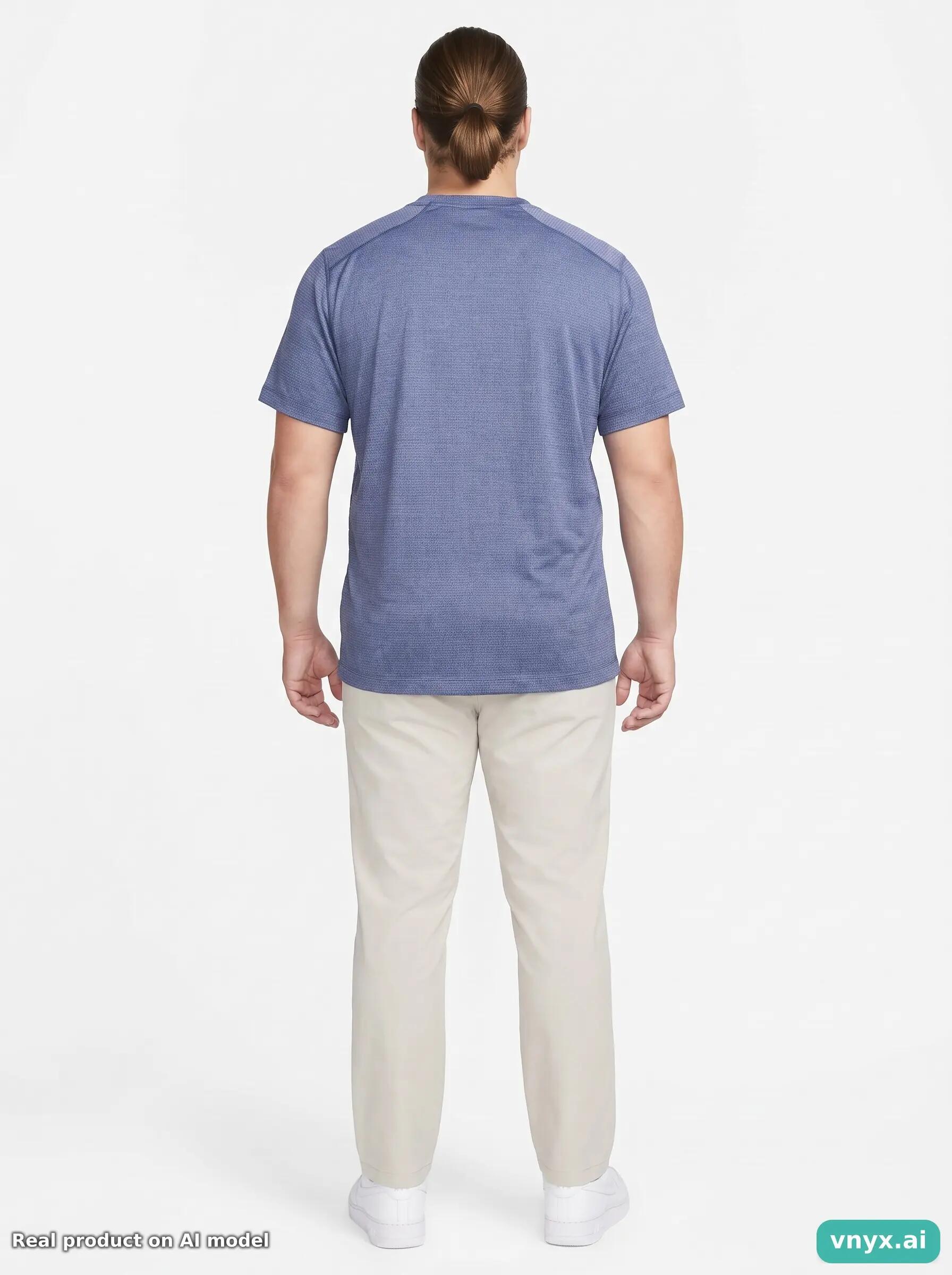 Second Life - Vintage Nike Blue T-Shirt Men 4/5