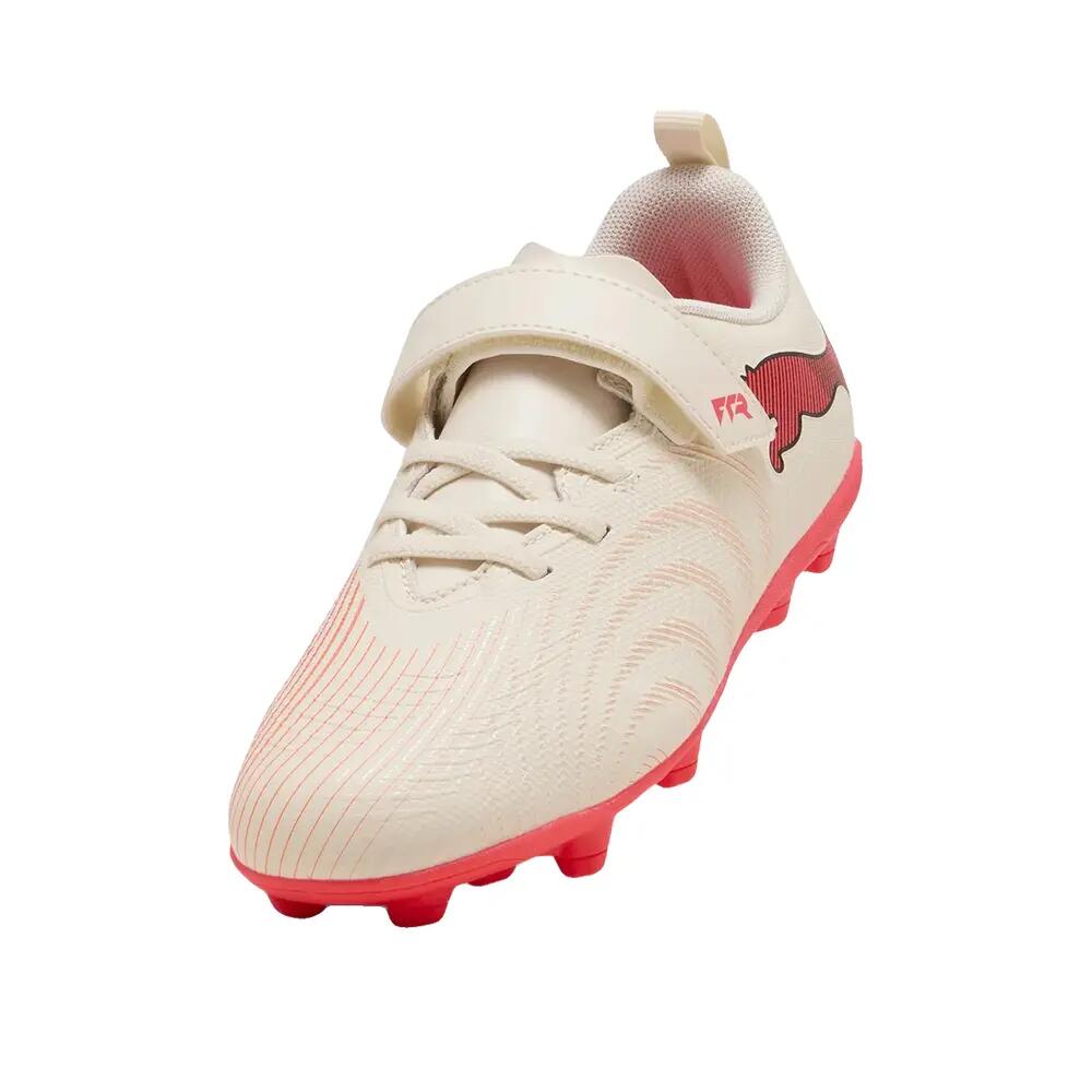 Crampons football enfant - FUTURE 9 Velcro FG/AG - Amande/Blanc 6/6