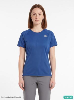 Second life - athletic adidas sports t-shirt in blue size m