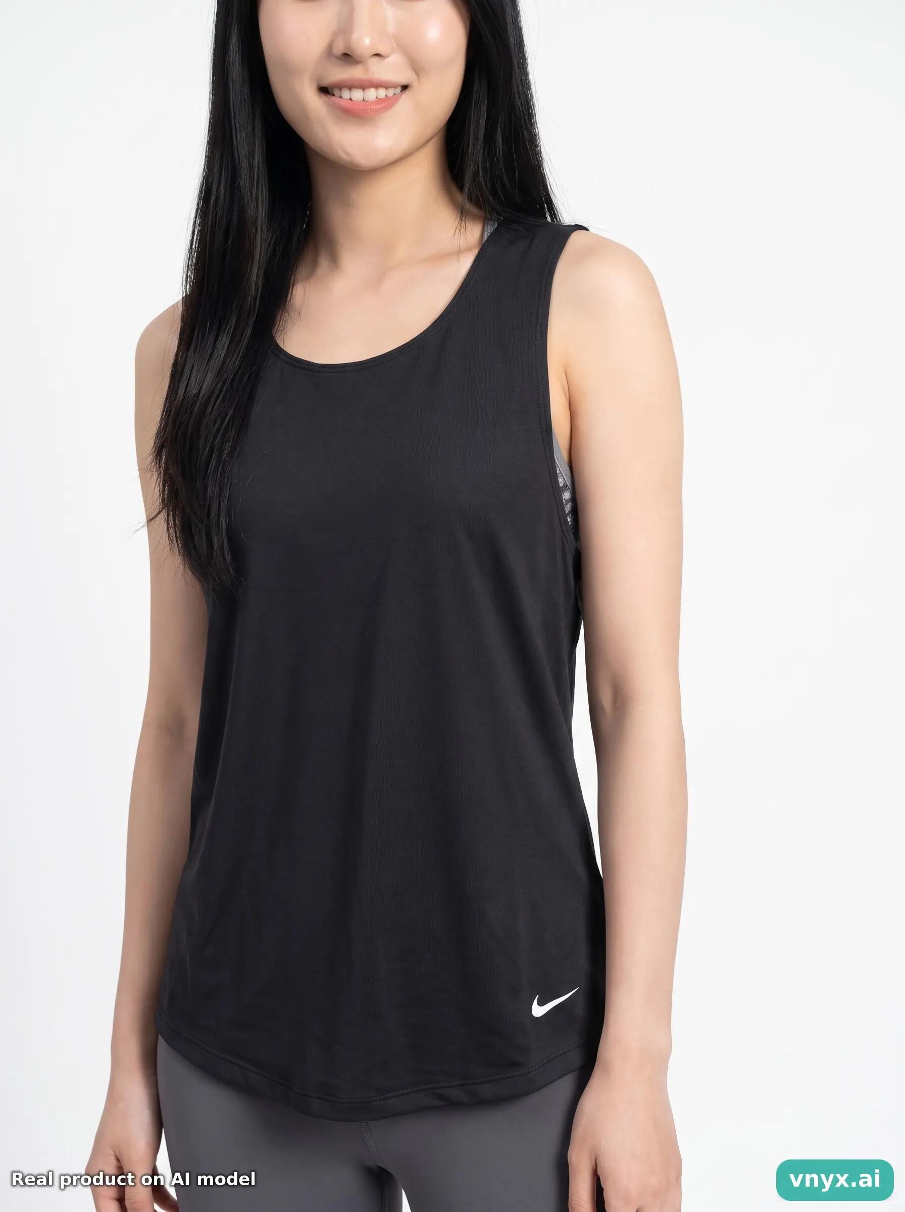Second Life - Vintage Nike Dark Black Top Women L 5/5
