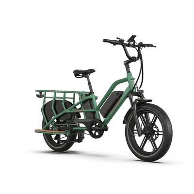 Jobobike transer elektrische cargobike dual battery systeem
