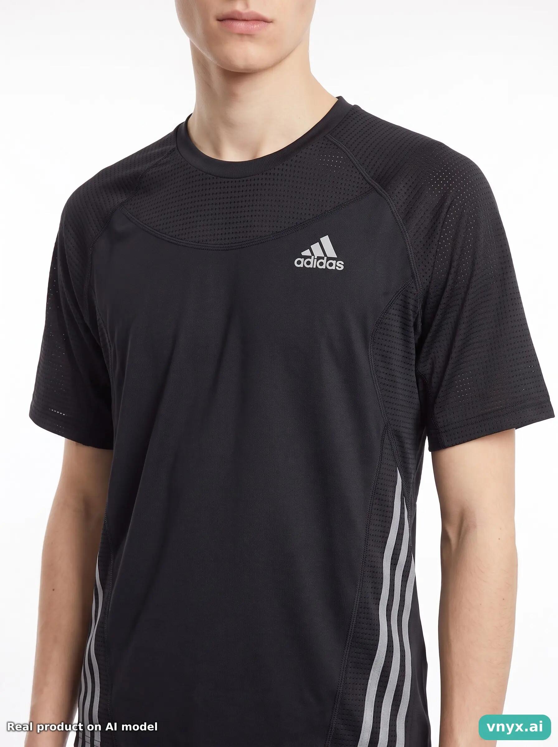Second Life - Vintage Adidas Black Sports T-shirt Men S 5/5