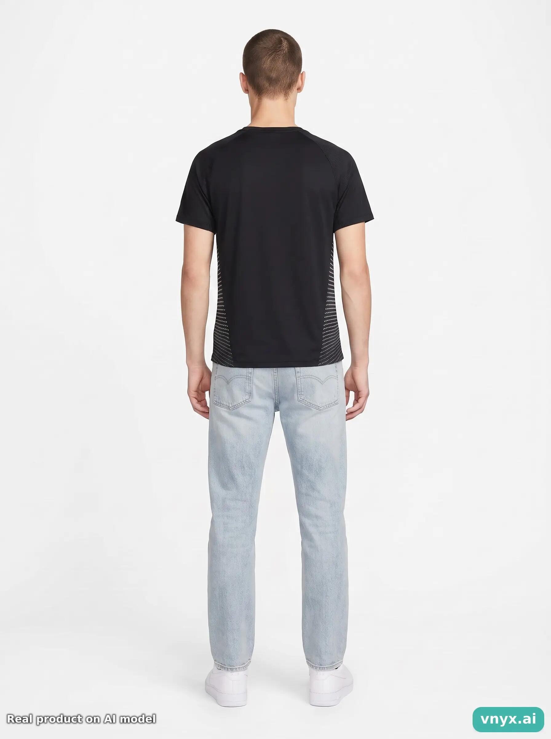 Second Life - Vintage Nike Black T-Shirt Men S 4/5