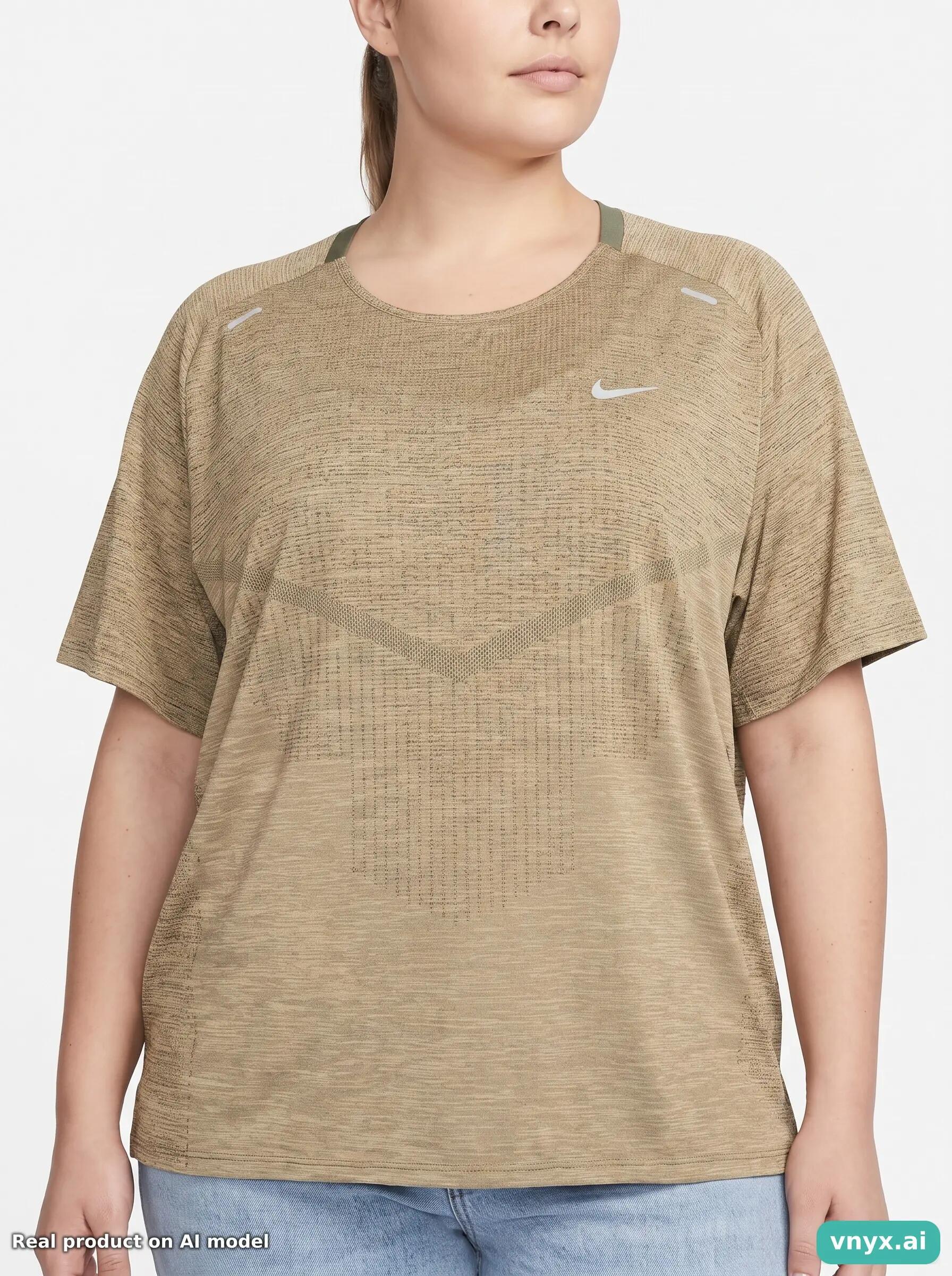 Second Life - Regular Nike Sports T-shirt in Olive Green size L 5/5