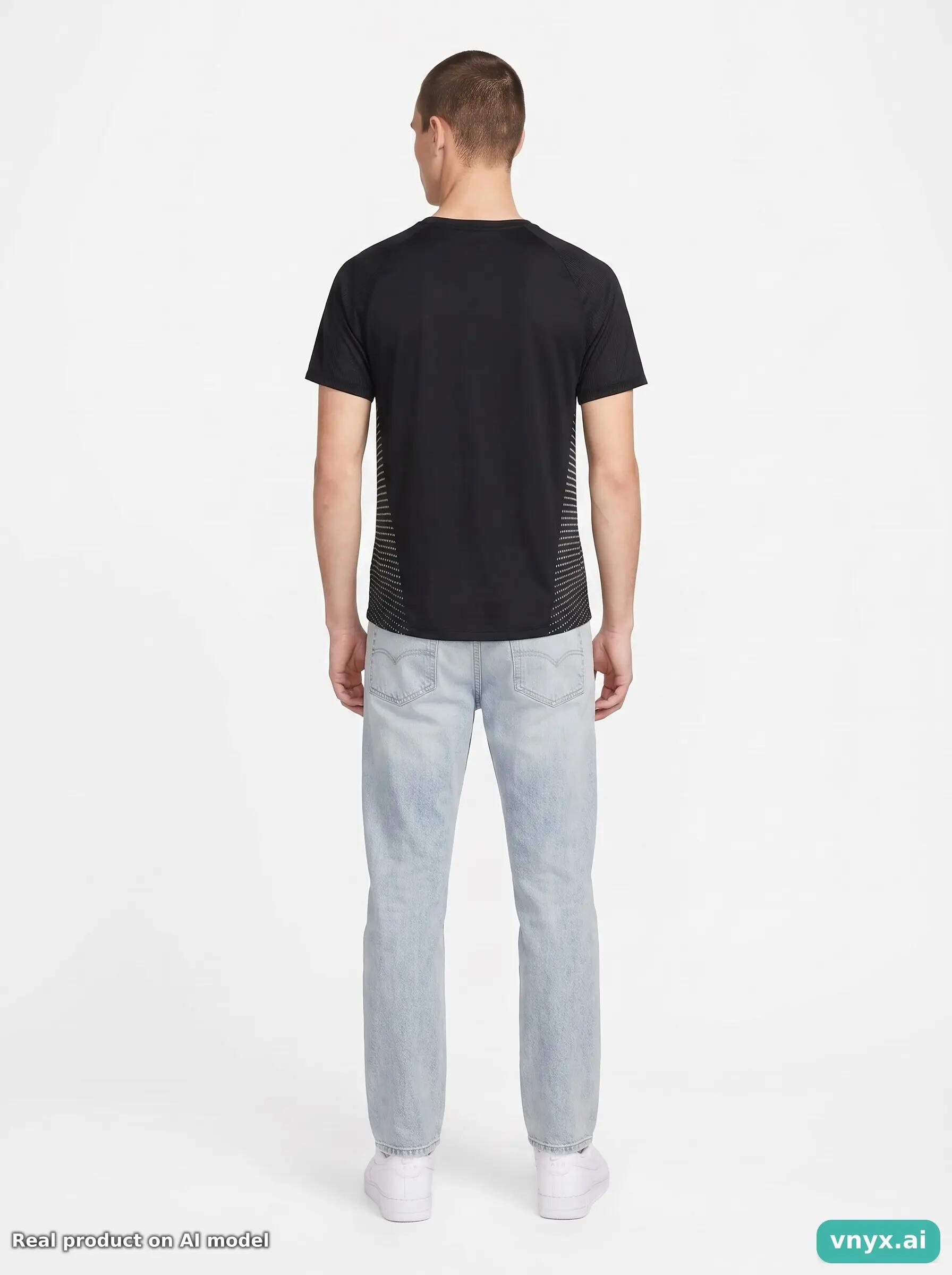Second Life - Vintage Nike Black T-Shirt Men S 2/5