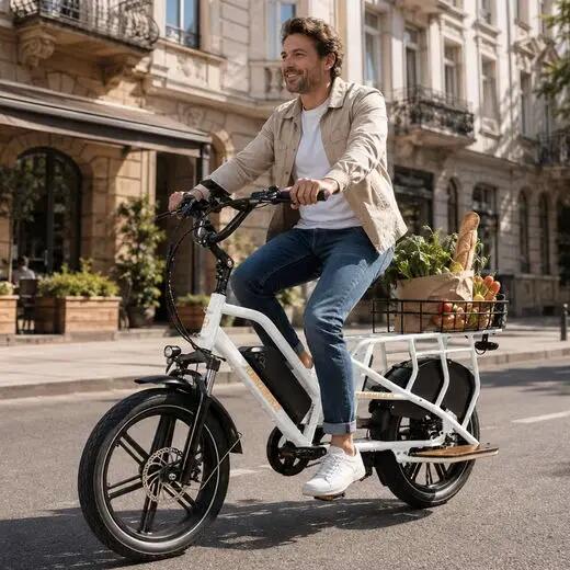 Elektrický nákladný bicykel JOBOBIKE Transer s batériou 48 V 15 Ah 6/6