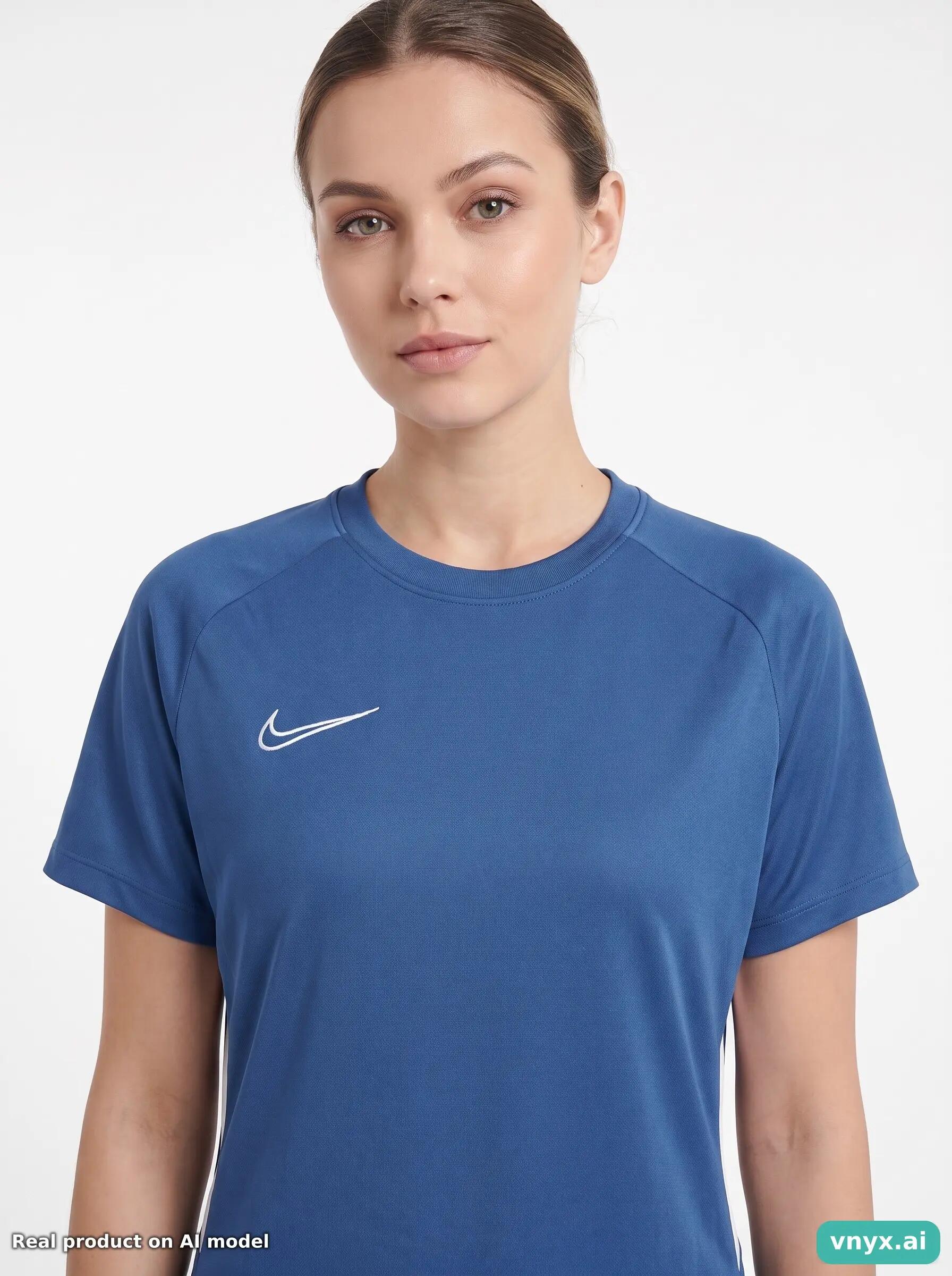 Second Life - Vintage Nike Dark Blue Sports T-Shirt Women XL 5/5