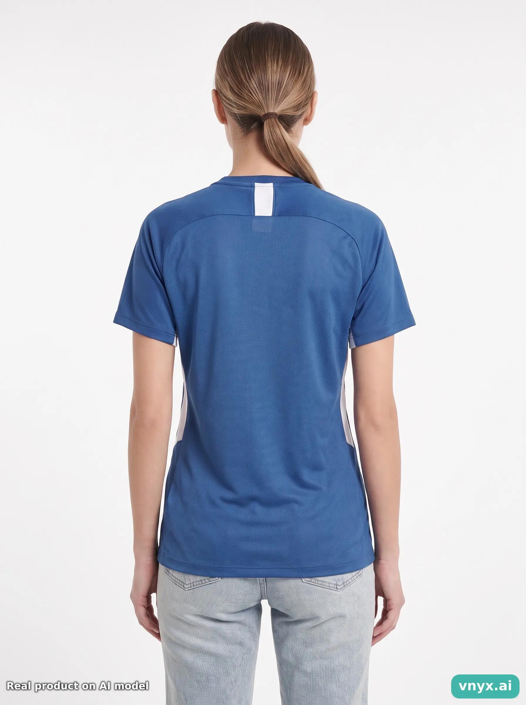 Second Life - Vintage Nike Dark Blue Sports T-Shirt Women XL 2/5