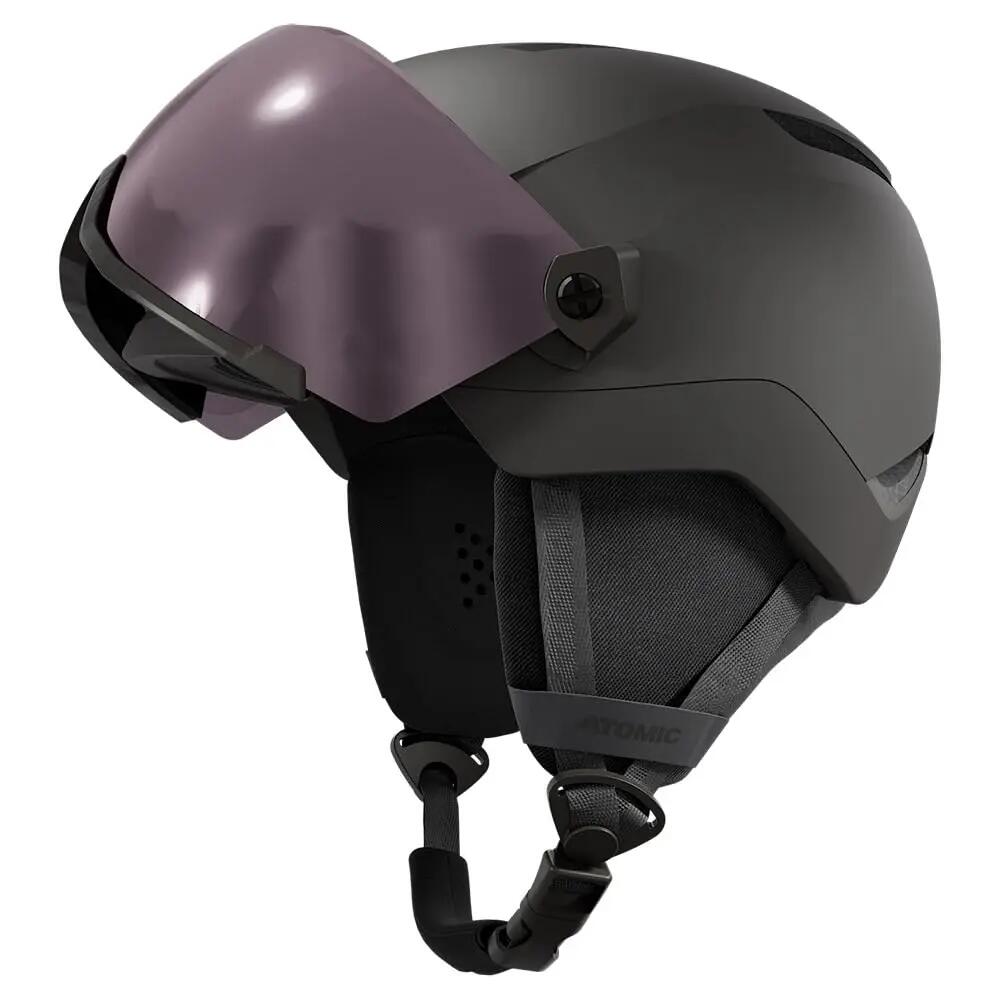 Skihelm - skiën - junior - Revent Visor JR - visier - zwart 2/3