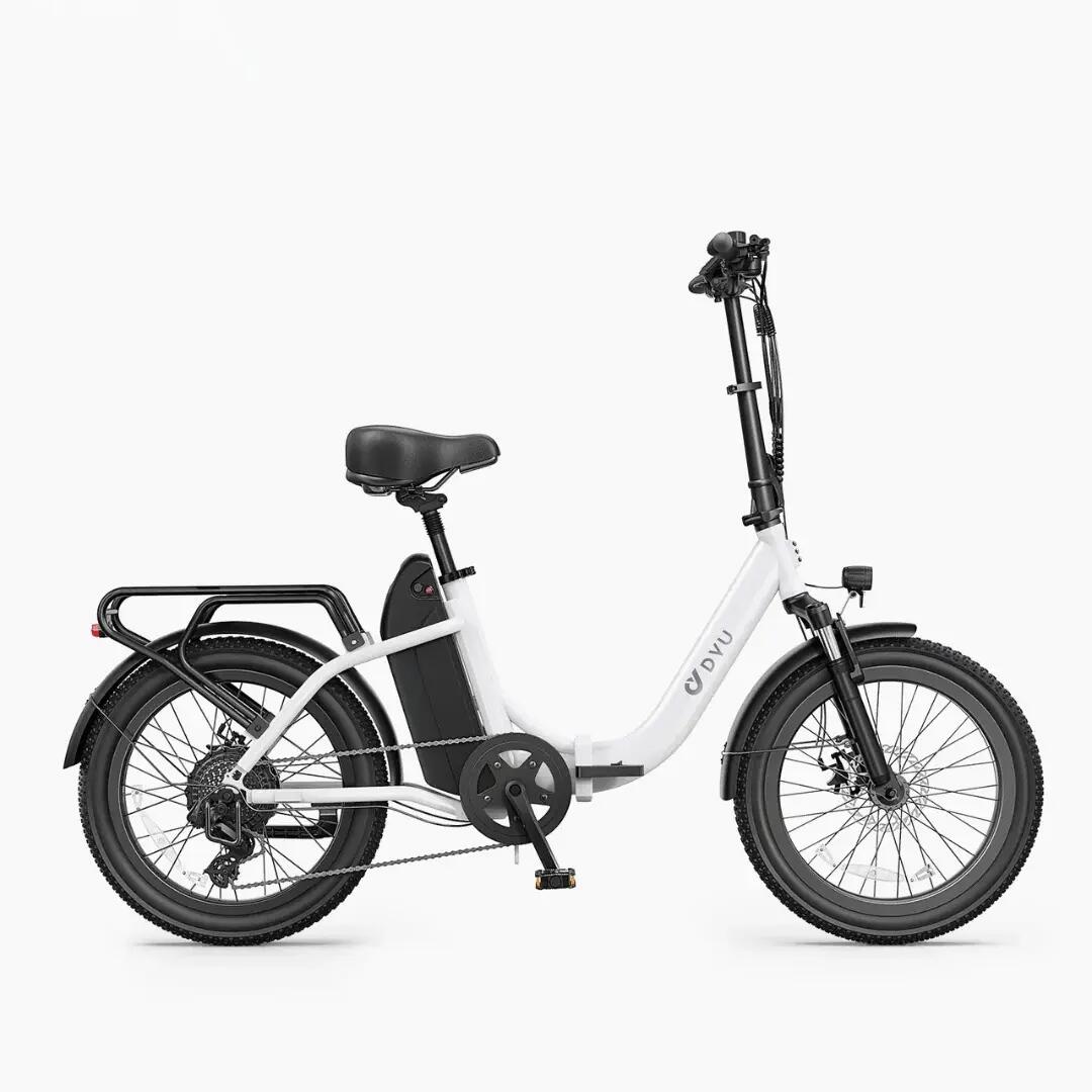Skládací elektrické kolo DYU C9, motor 250 W, odnímatelná baterie 48 V 15,6 Ah 3/5