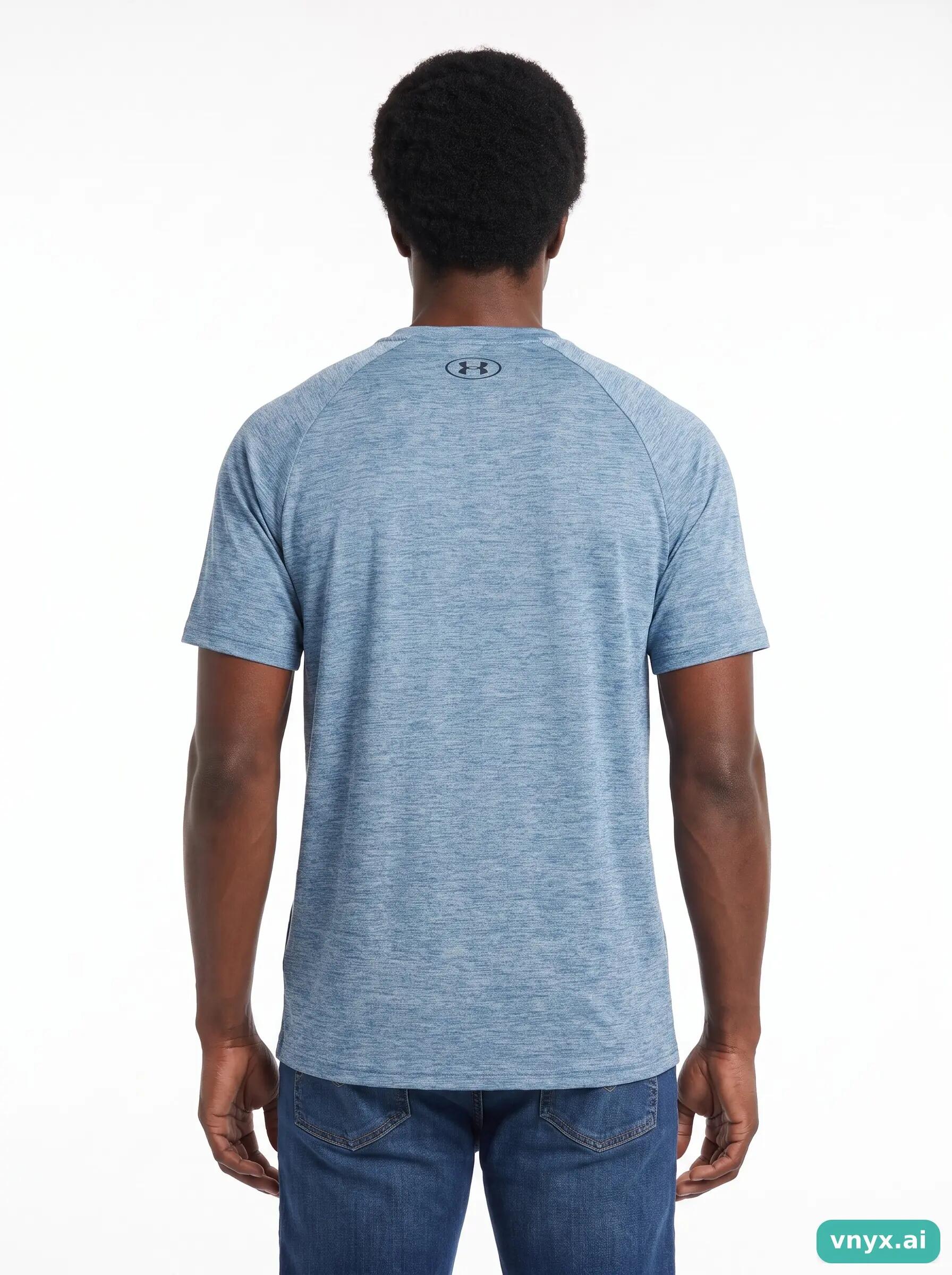 Second Life - Athletic Under Armour T-Shirt in Teal size L Sports T-shirt 2/5