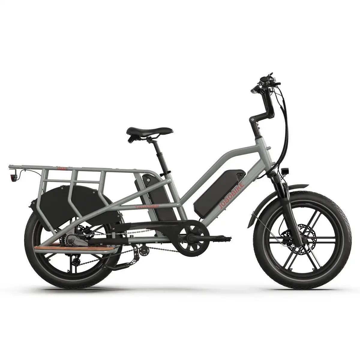 Elektrický nákladný bicykel JOBOBIKE Transer,systém s dvojitou batériou 3/4