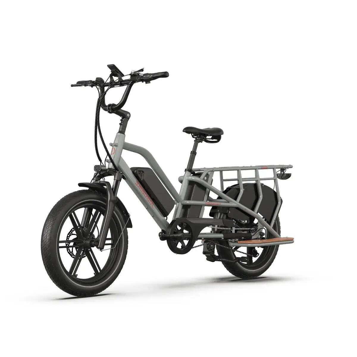 Elektrický nákladný bicykel JOBOBIKE Transer,systém s dvojitou batériou 2/4
