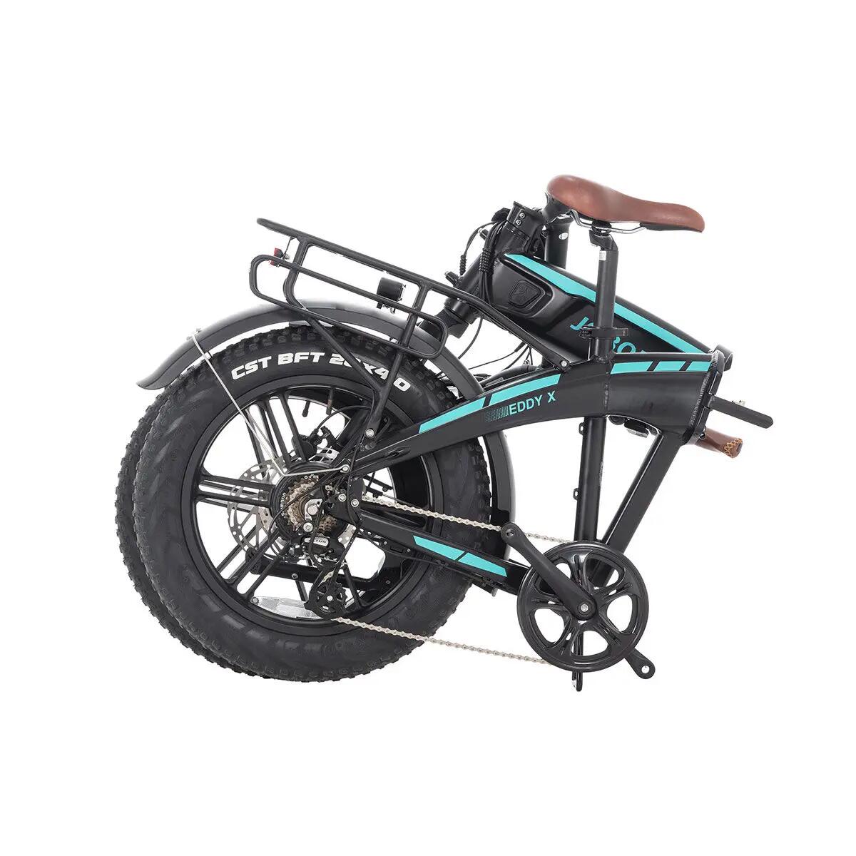 Skladací elektrický bicykel JOBOBIKE Eddy-X s LG batériou 48 V 15 Ah 6/6