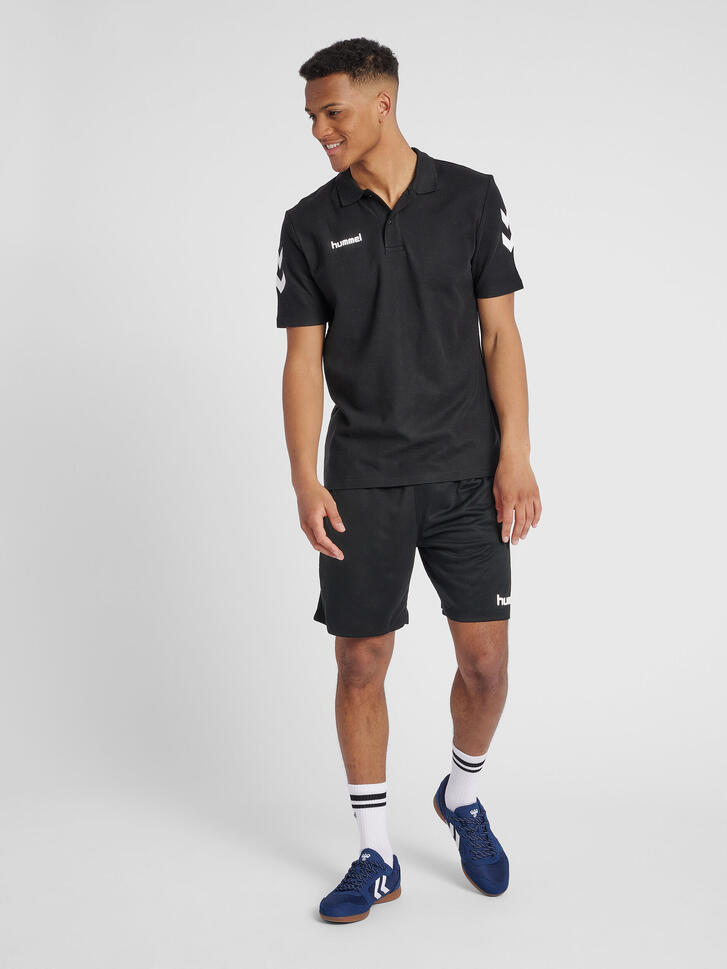 Koszulka tenisowa polo męska Hummel Go Cotton Polo