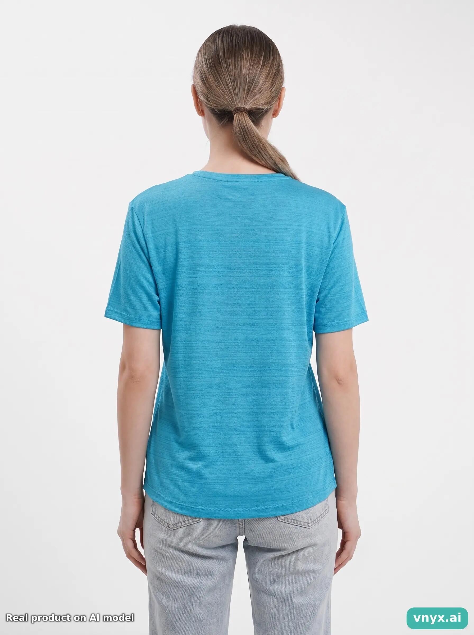 Second Life - Nike Running T-Shirt in Turquoise size M Sports T-shirt 2/5