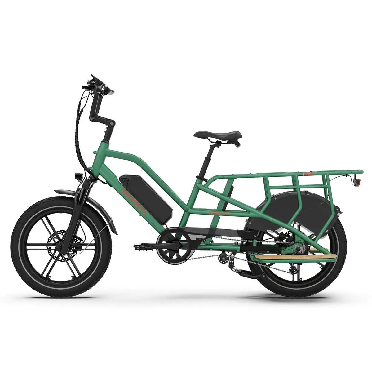 JOBOBIKE Transer Elektrische Cargobike met 48 V 15 Ah Accu 4/6