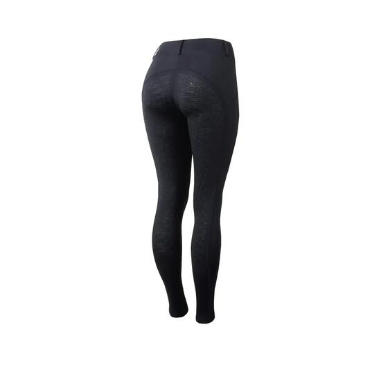 Leggings de équitation Horze Dea avec grip silicone bleu