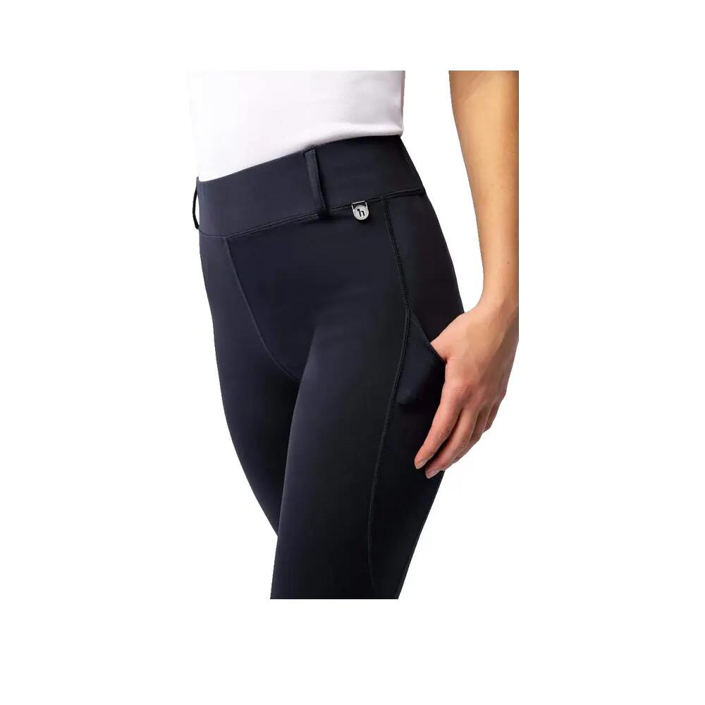 Leggings de equitação Horze Dea com grip silicone Azul 5/10