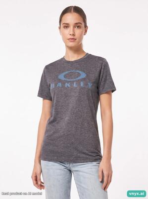 Second life - athletic oakley t-shirt in charcoal grey size m sports t-shirt