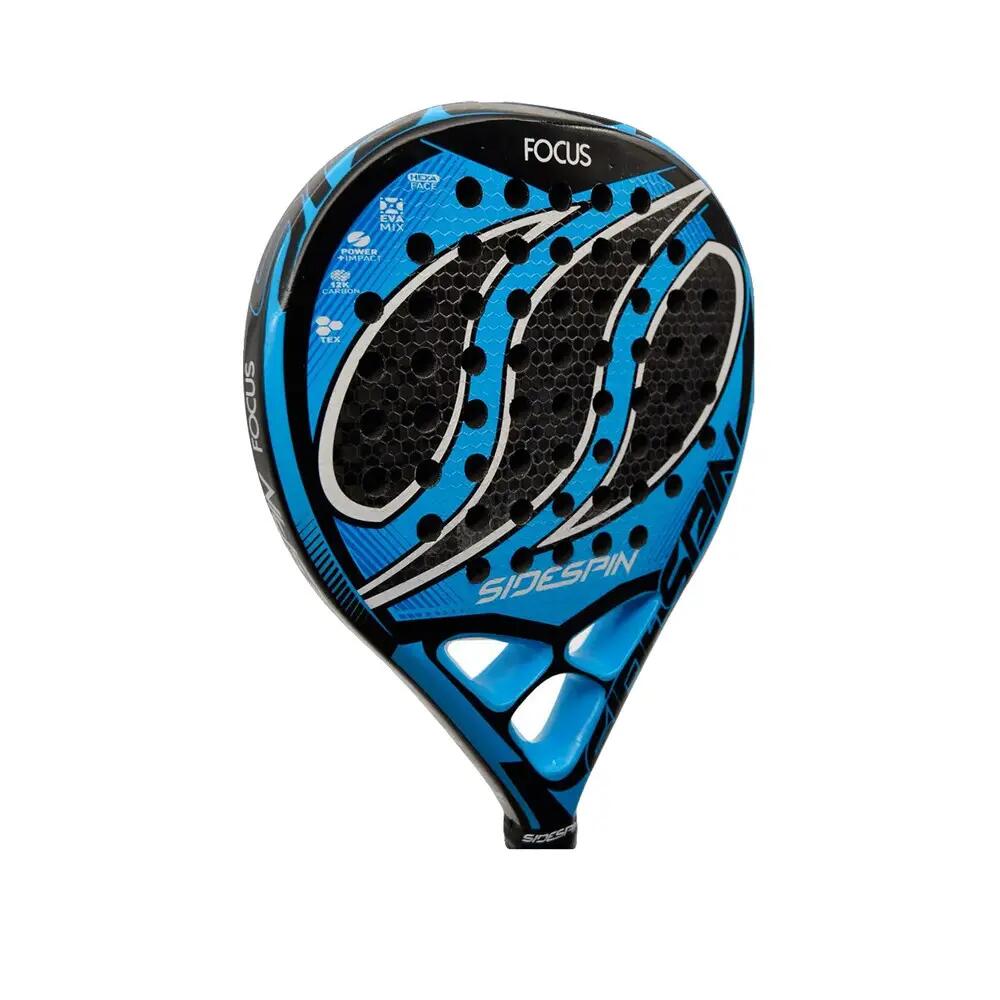 Raquete de padel Sidespin SS Focus 12K Verde 2/4