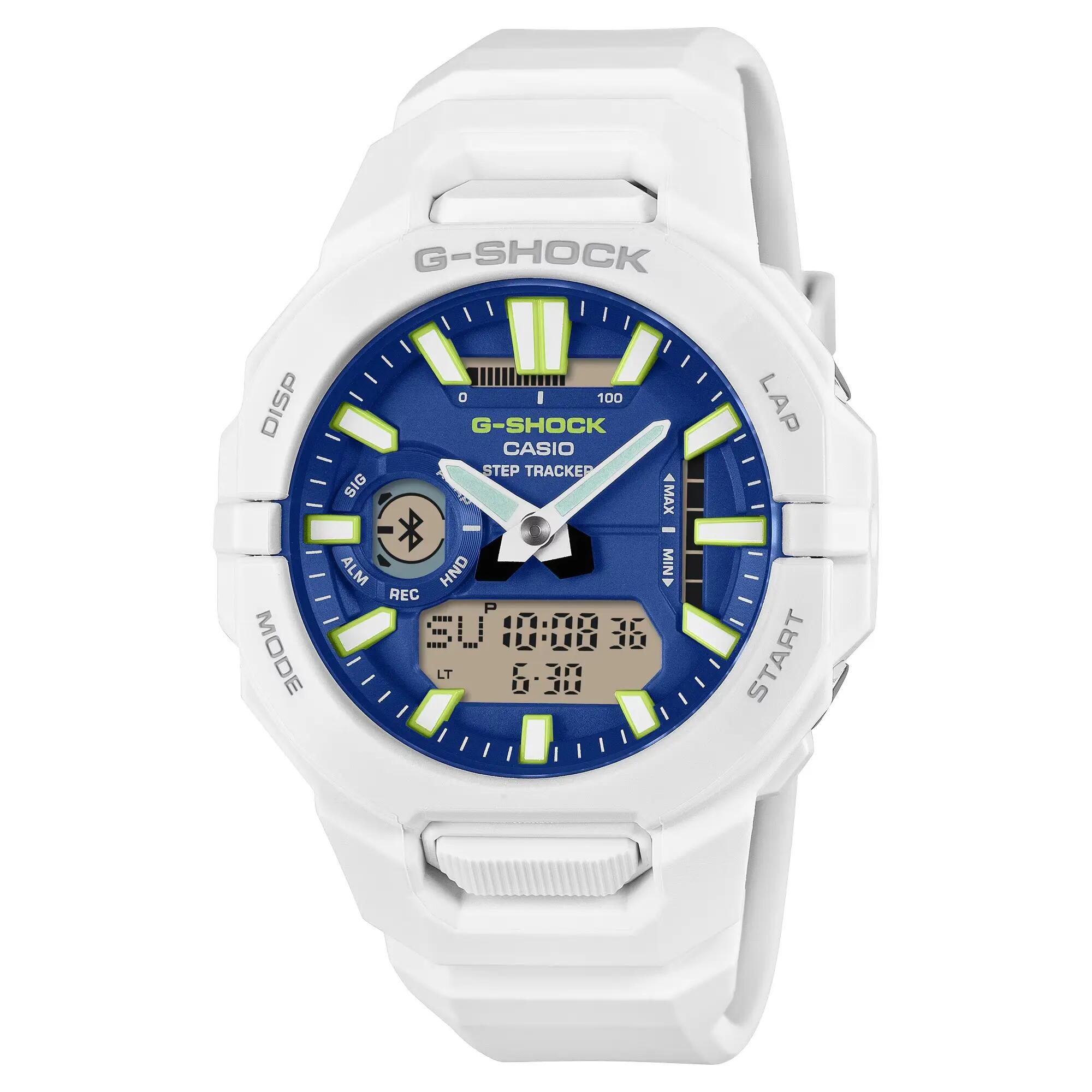 Casio Analogique - Digital Montre Blanc/Bleu GBA-950-7A2ER 1/6
