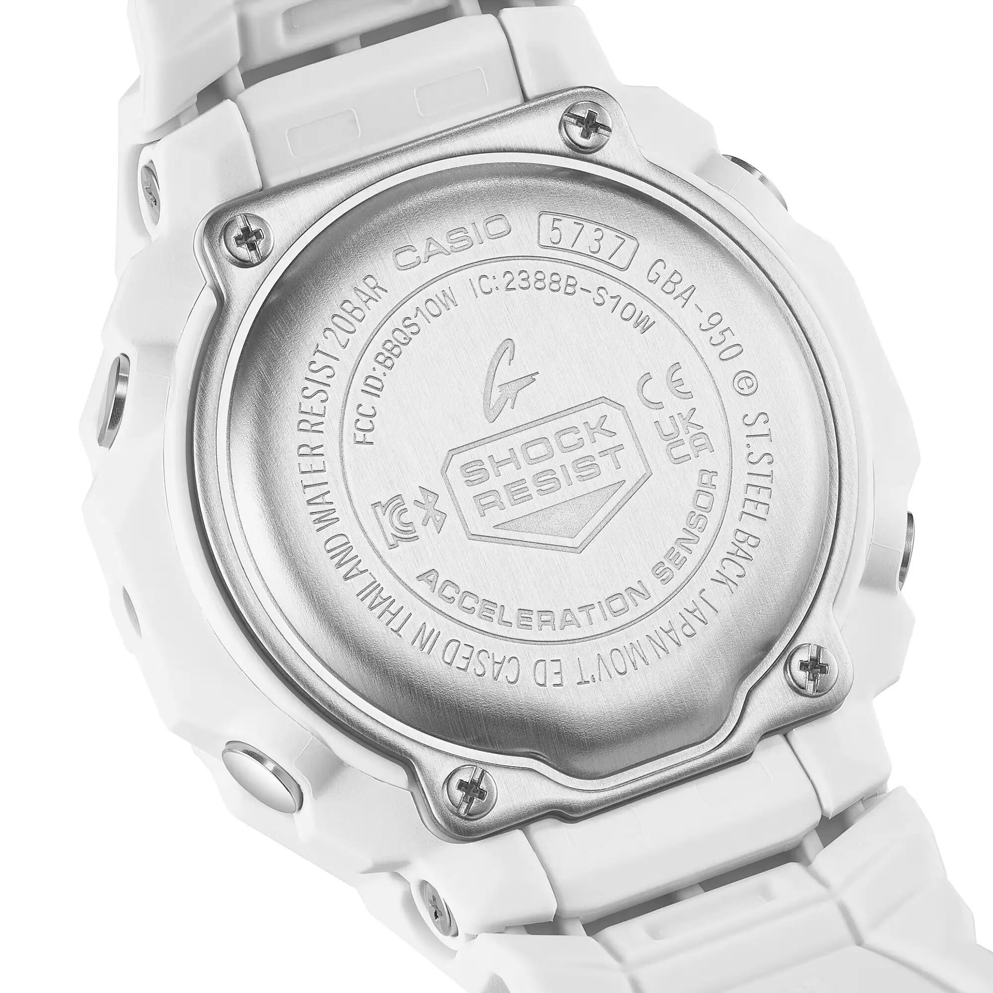 Casio Analogique - Digital Montre Blanc/Bleu GBA-950-7A2ER 4/6
