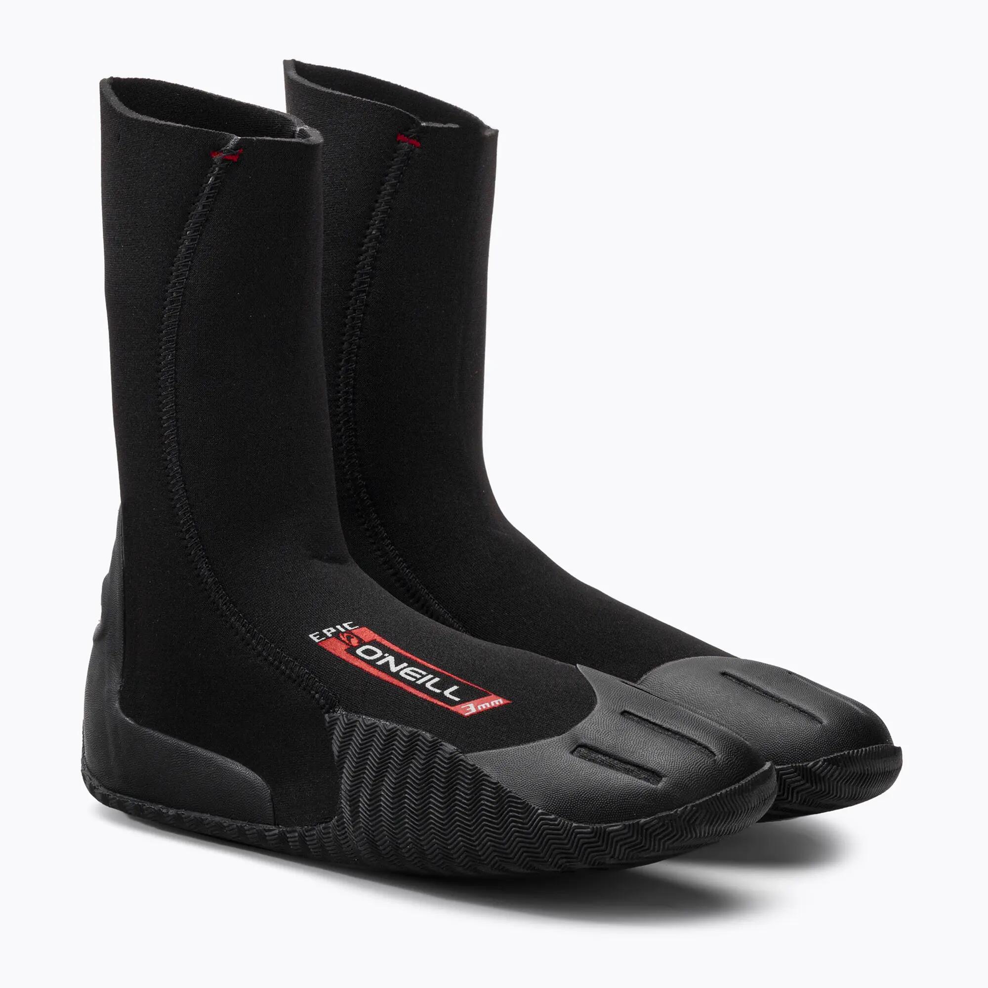 Chaussures néoprène 3mm à bout rond Noir - Adulte 4/6