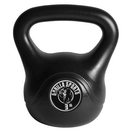 Kettlebell - Kunststoff Kugelhantel, 2 bis 20 kg, Schwunghantel, Kugelgewicht