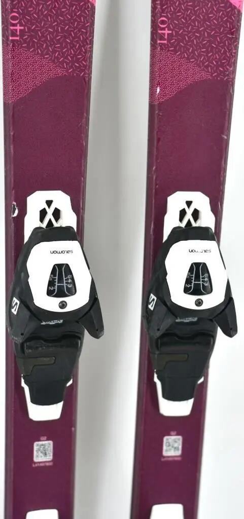Second life - Narty Salomon LUX JR 140 cm - stan dobry 4/11