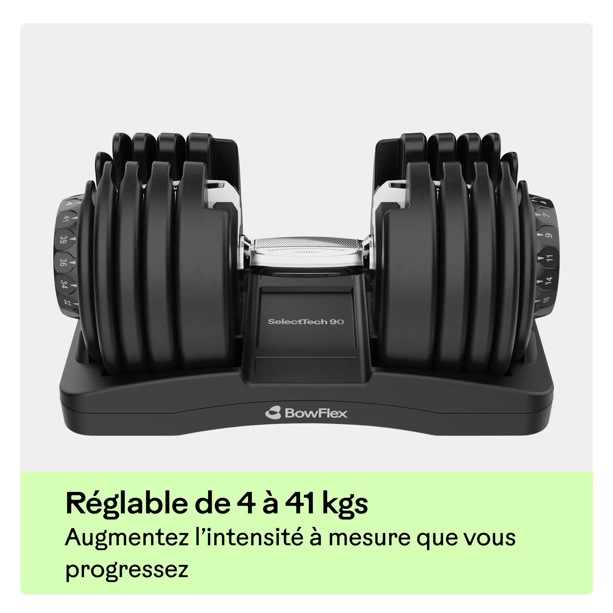Haltère réglable Bowflex SelectTech DB90 - 4 à 41 kg 9/14