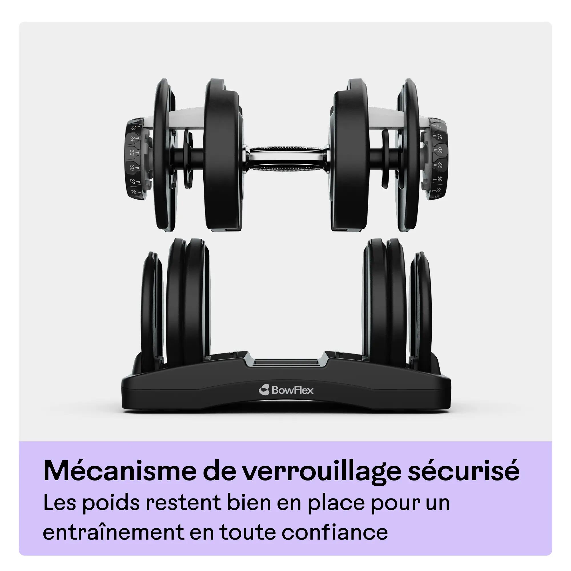 Haltère réglable Bowflex SelectTech DB90 - 4 à 41 kg 8/14