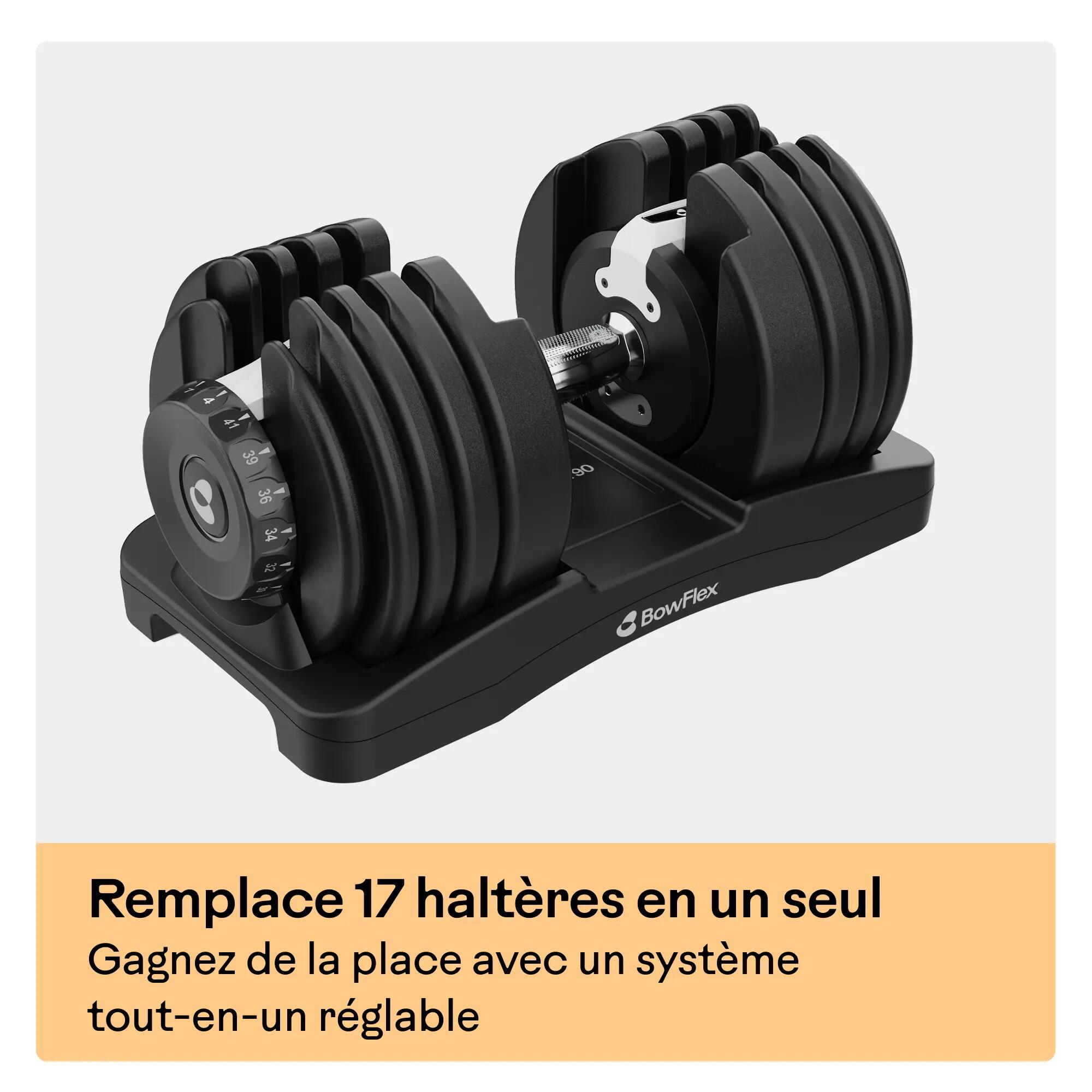Haltère réglable Bowflex SelectTech DB90 - 4 à 41 kg 11/14