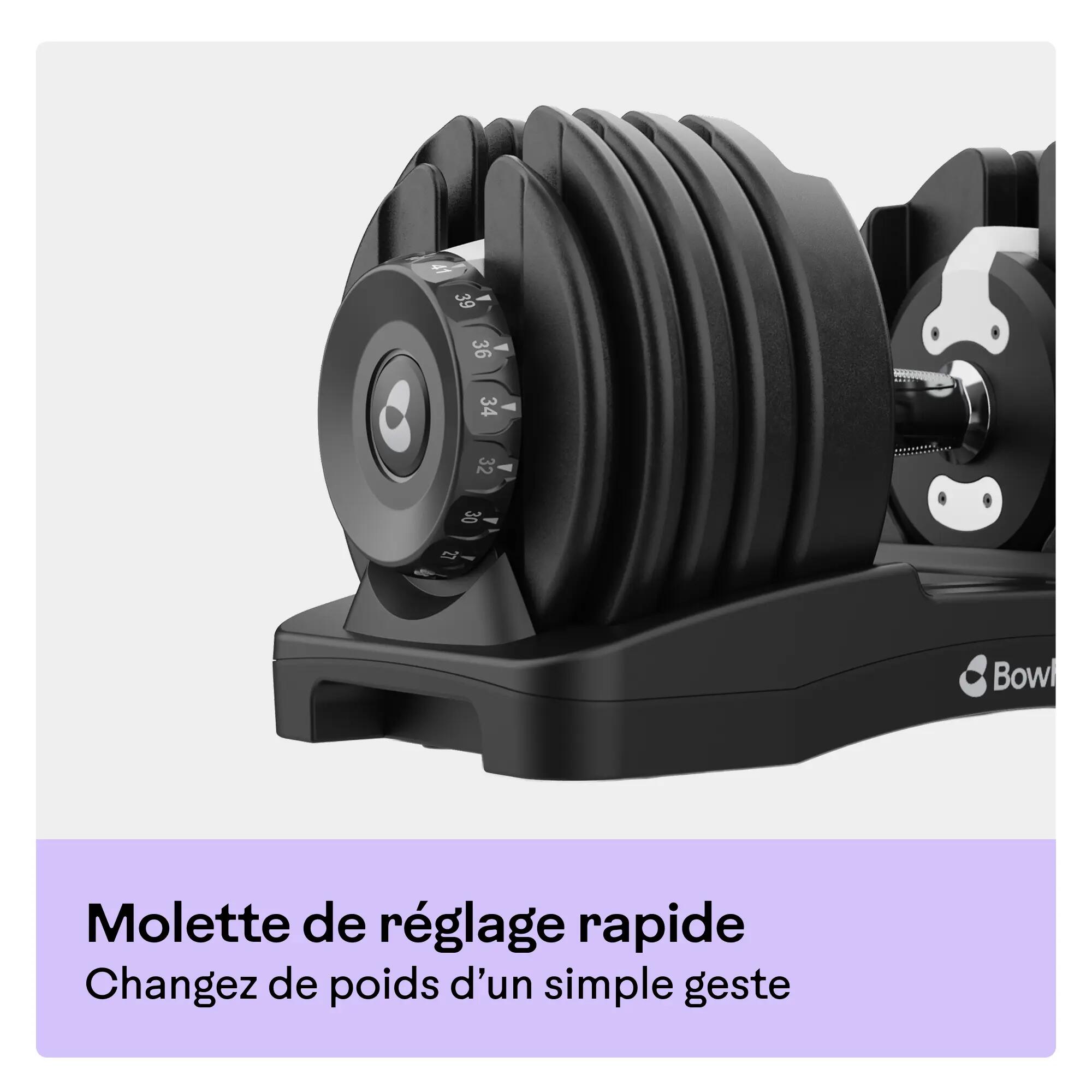 Haltère réglable Bowflex SelectTech DB90 - 4 à 41 kg 10/14