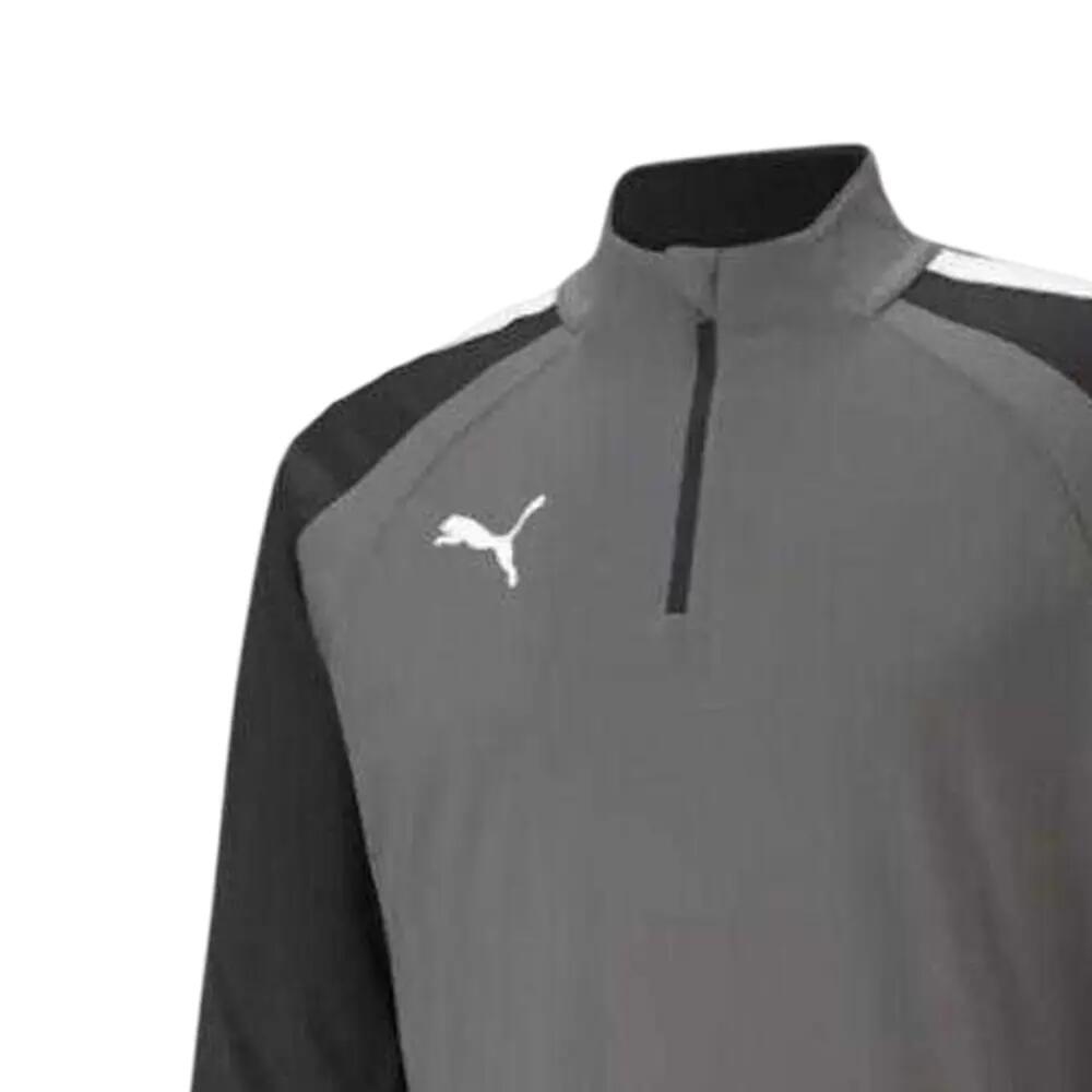 PUMA Mens teamLIGA Quarter-Zip Football Top 3/7