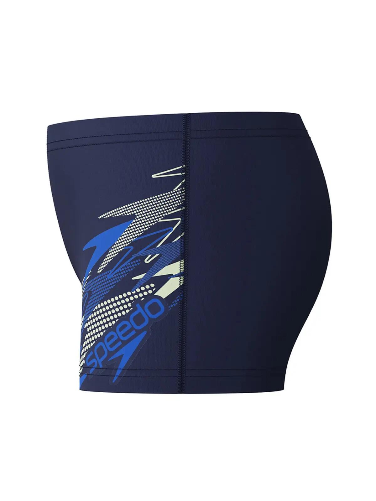 Kids Medley Logo Aquashort Blauw 3/7
