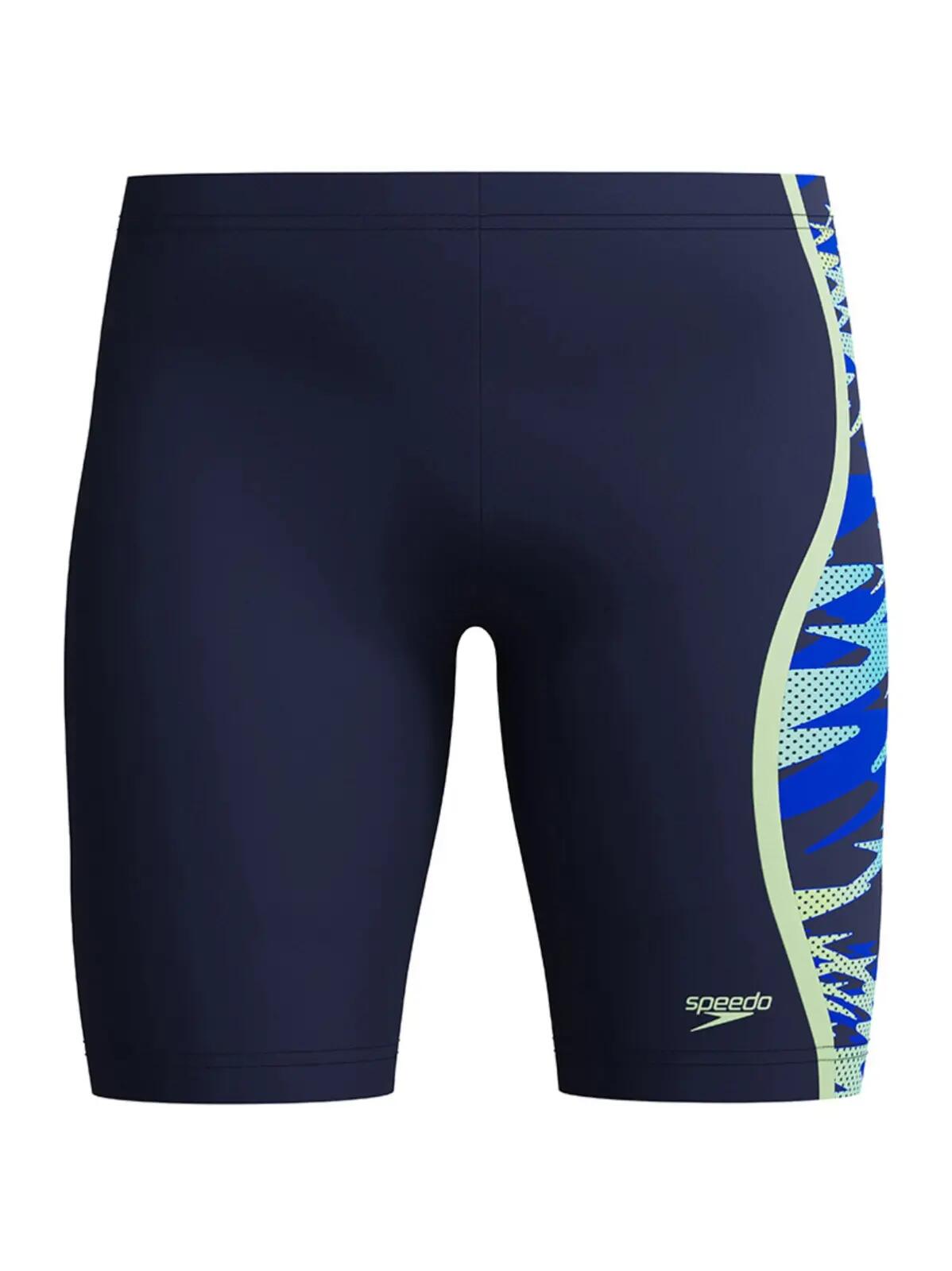 Speedo Jongens Zwemjammer Hyperboom Splice Marine/Diep Saffier 2/7