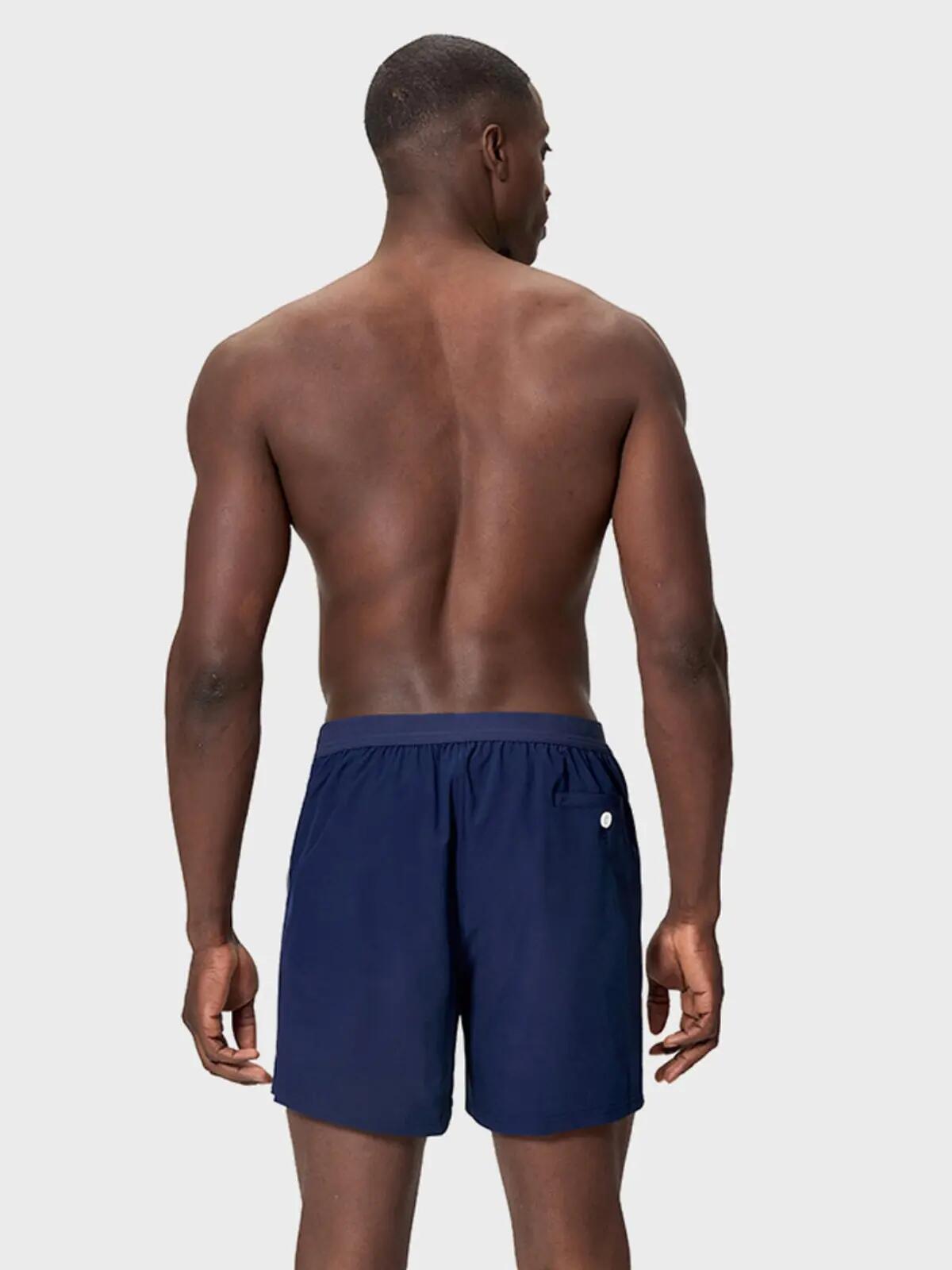 Short de bain homme Solid Volley Bleu 4/7
