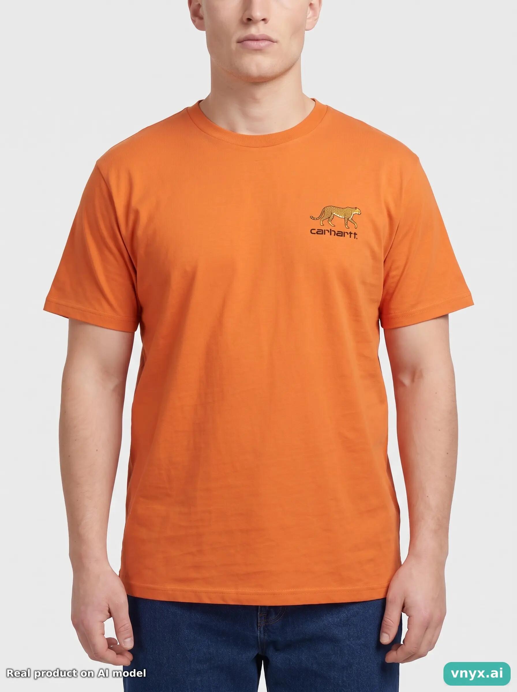 Second Life - Carhartt Orange T-Shirt Men 5/5