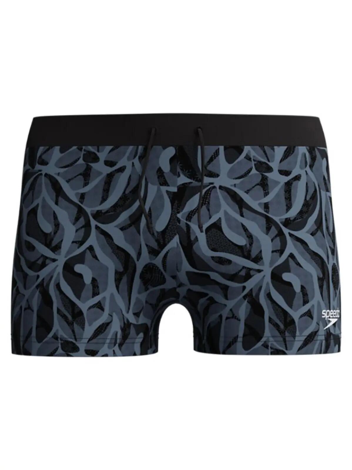 Valmilton Men's Gray/Black Swim Trunks 7/7