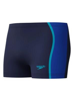 Heren solid splice aquashort blauw