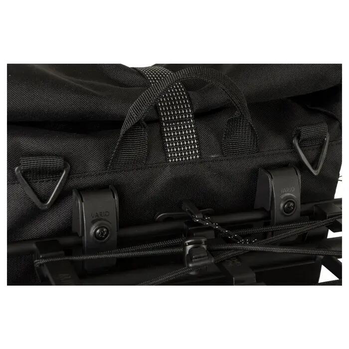 H2O roll-top II single bike bag urban black 2/7