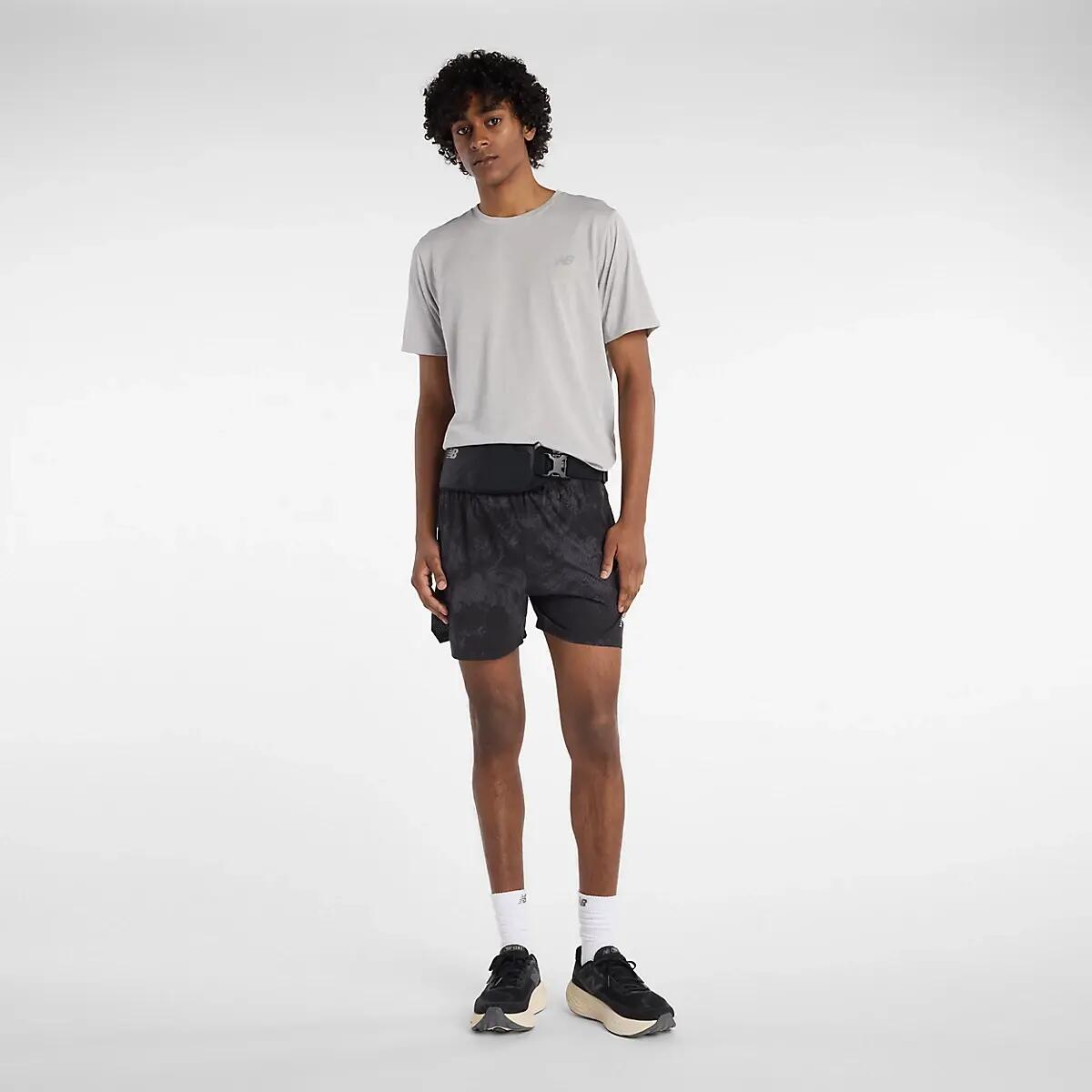 New Balance - Pantalones Rc Printed Short 5 6/7