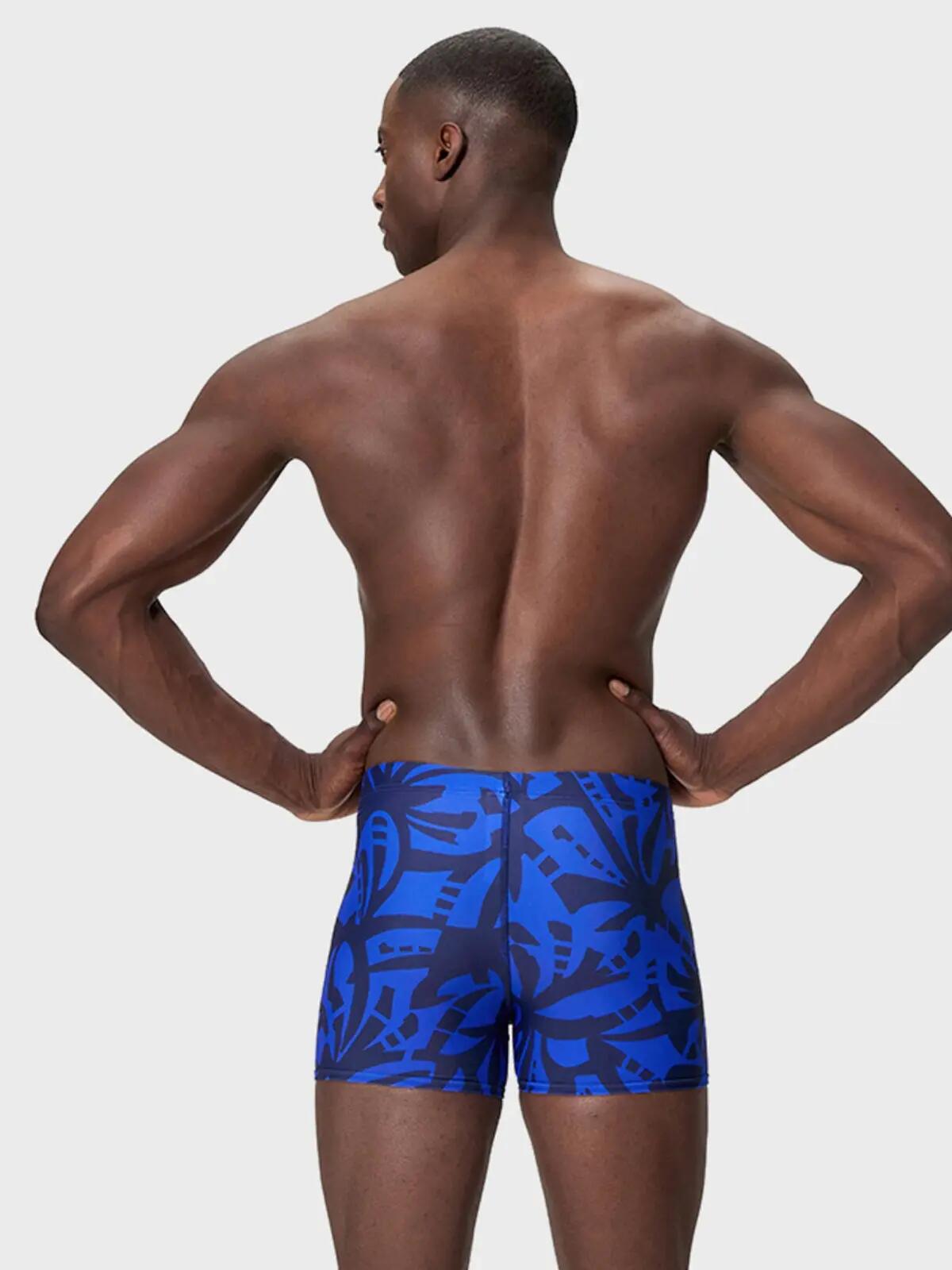 Short de bain homme Beachstar Square Leg Speedo Bleu 3/7