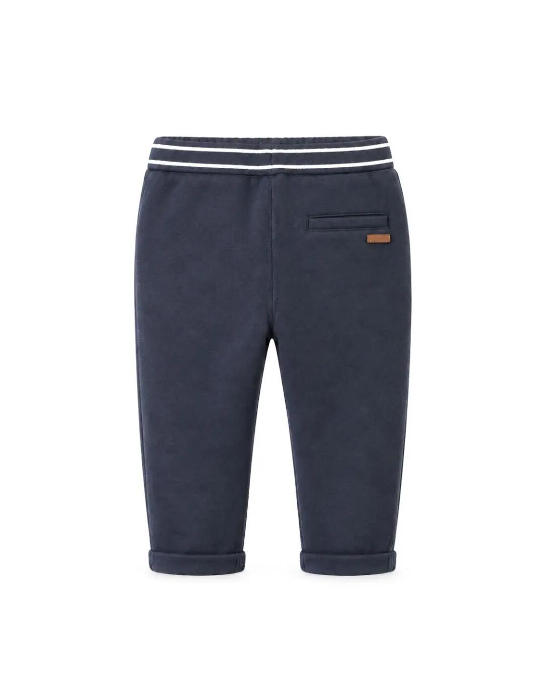 Jogger felpa niño azul marino 3/4