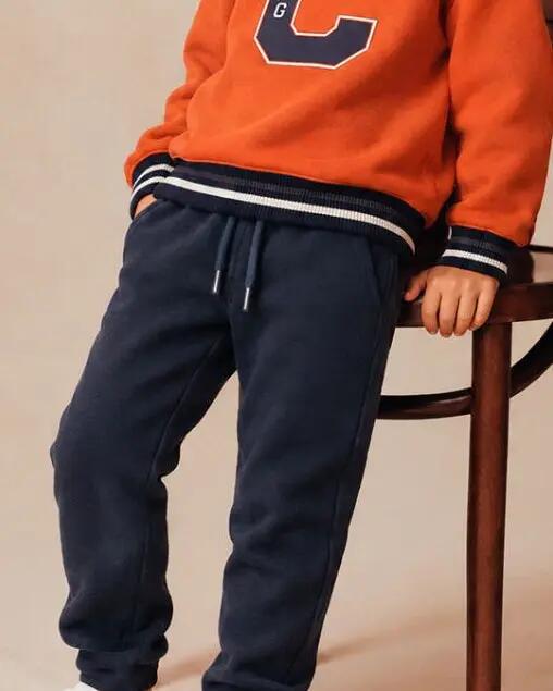 Jogger felpa niño azul marino 2/4