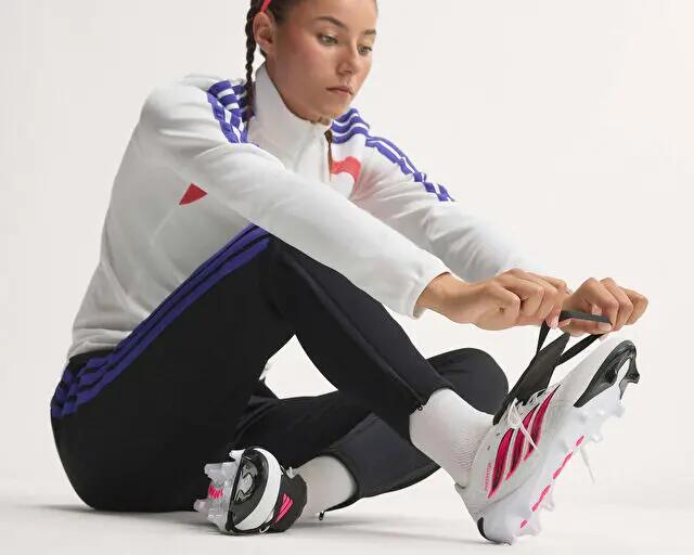 Adidas PREDATOR LEAGUE FT FG Erkek Çim Zemin Kramponu JP6278 Beyaz 4/5
