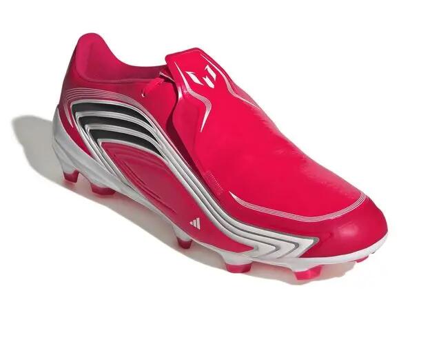 Adidas F50 MESSI LEAGUE FG Erkek Çim Zemin Kramponu IH1901 Kırmızı 3/5